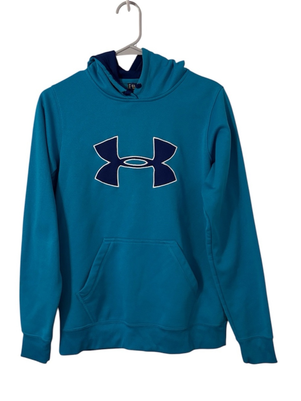 Under Armour Blue Logo Athletic Hoodie